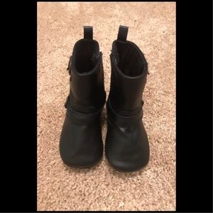 New Old Navy Baby Boots (Black) 6-12 Months